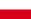 miniaturka polskiej flagi